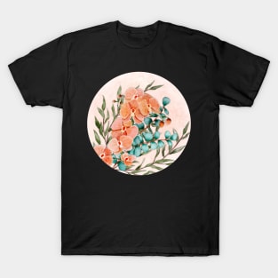 Watercolor orchids arrangment T-Shirt